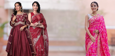 Top Ethnic Wear for Karwa Chauth 2024: Designer Sarees, Ethnic Suits & Lehengas for Women by Zari Jaipur