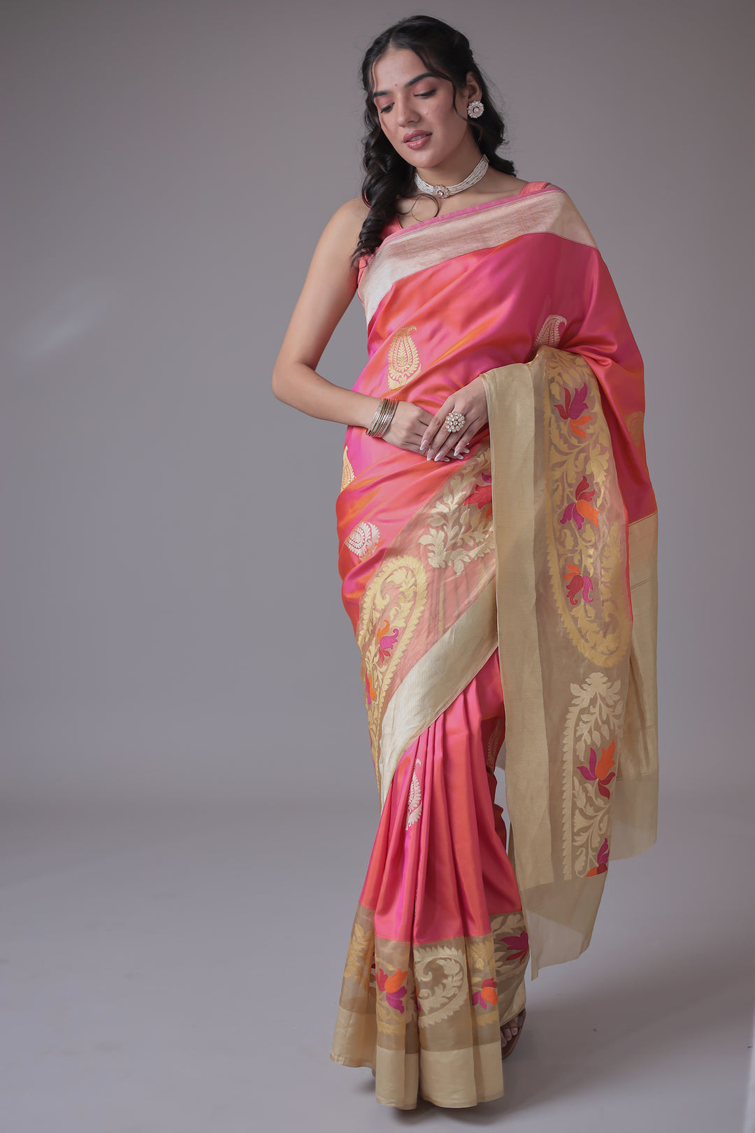 Banarasi Hand Woven Pure Handloom Saree