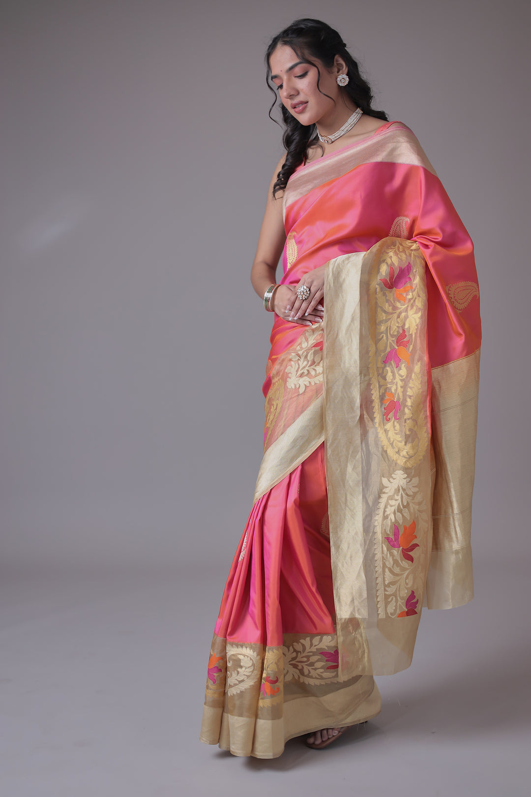 Banarasi Hand Woven Pure Handloom Saree