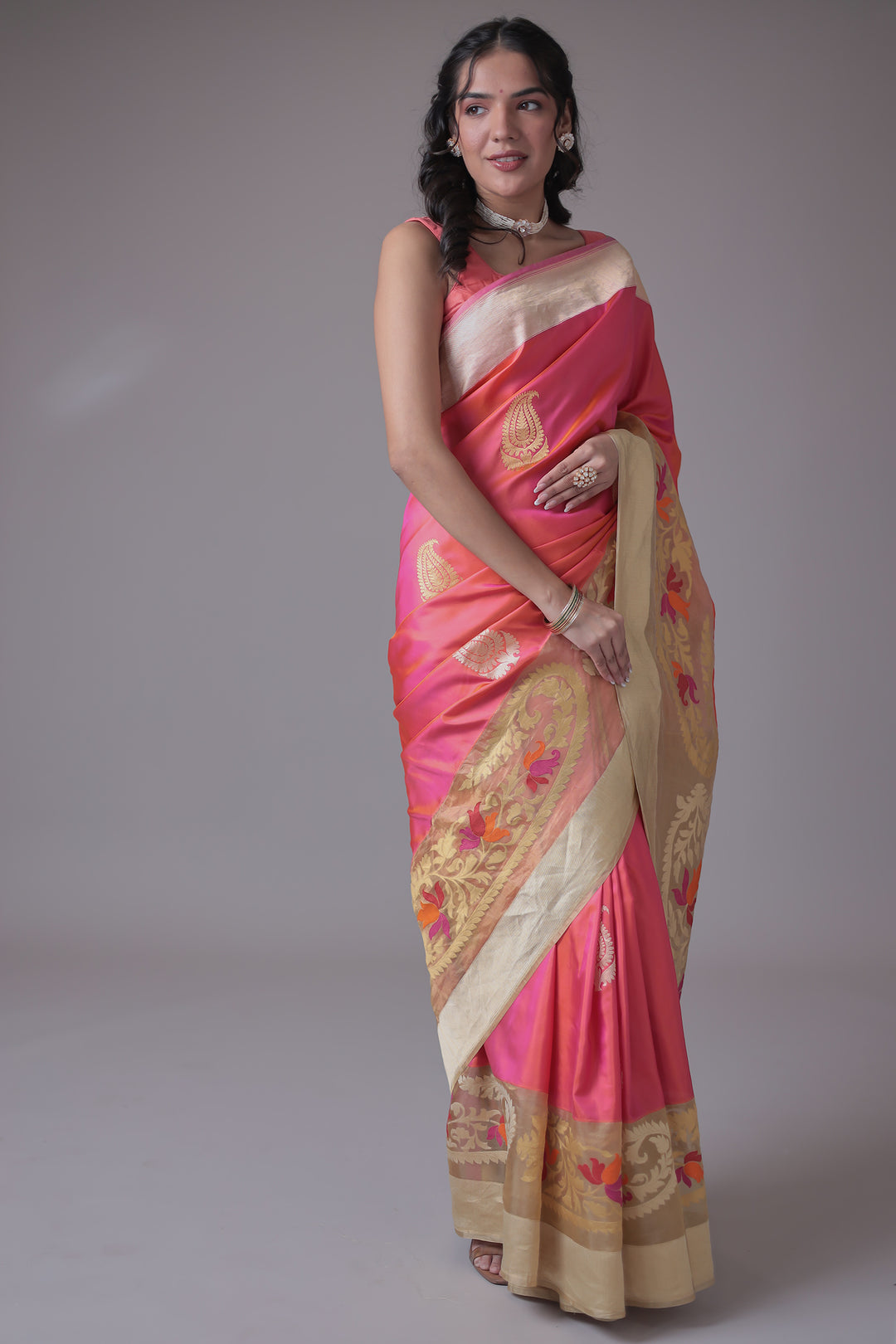 Banarasi Hand Woven Pure Handloom Saree