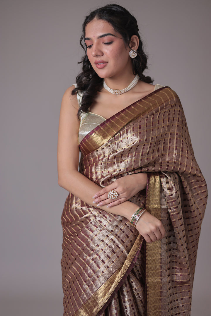 Pure Silk Saree Embellished with Zari Weaving