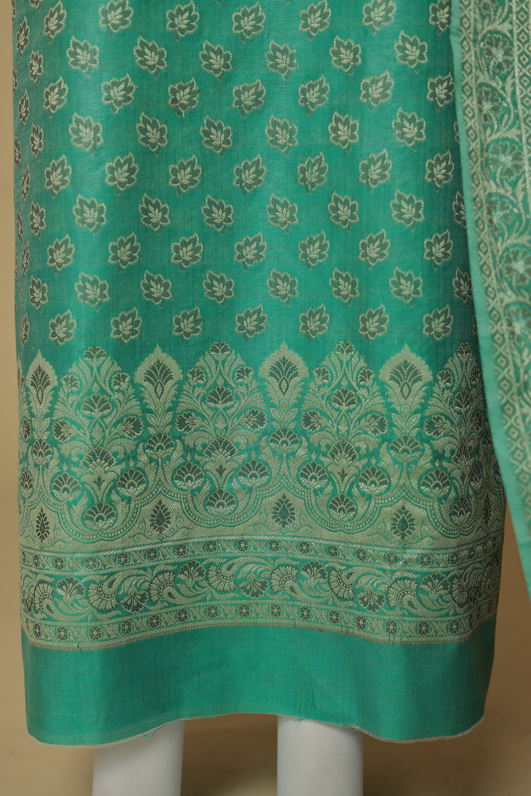 Handloom Silk Blend Unstitched Suit