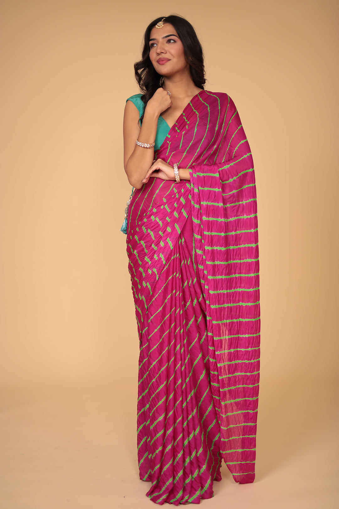 Indian Wear, Sarees, Sadi, Sari, Stylist Saree, Saree for Wedding, Branded Saree, Zari Sarees, Womesn Wear, Ethnic Wear, Traditional Wear, leheriya saree, chiffon saree