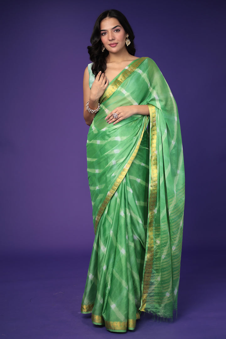 Indian Wear, Sarees, Sadi, Sari, Stylist Saree, Saree for Wedding, Branded Saree, Zari Sarees, Womesn Wear, Ethnic Wear, Traditional Wear, leheriya saree, chiffon saree