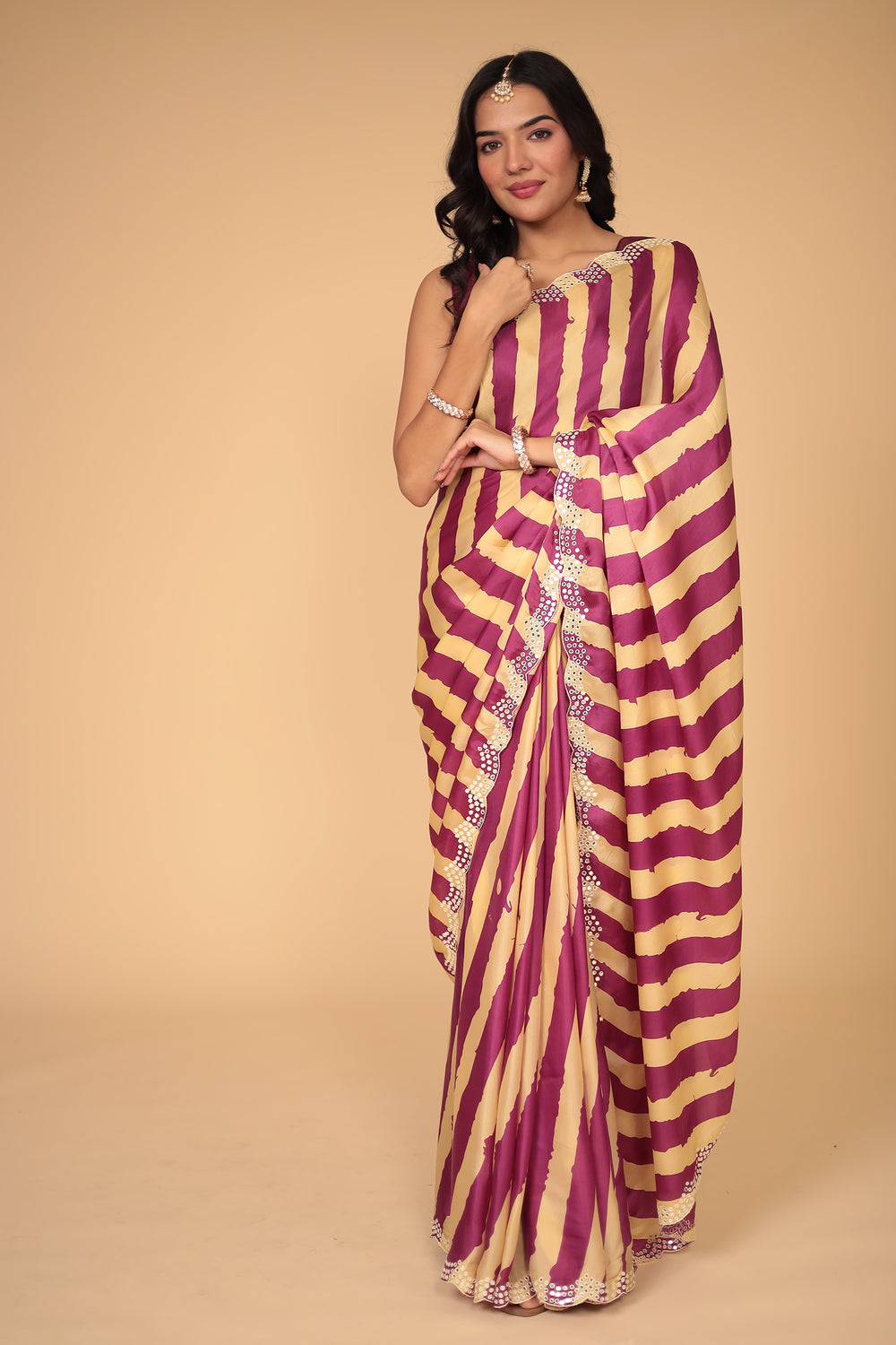 Indian Wear, Sarees, Sadi, Sari, Stylist Saree, Saree for Wedding, Branded Saree, Zari Sarees, Womesn Wear, Ethnic Wear, Traditional Wear, leheriya saree, foil work saree