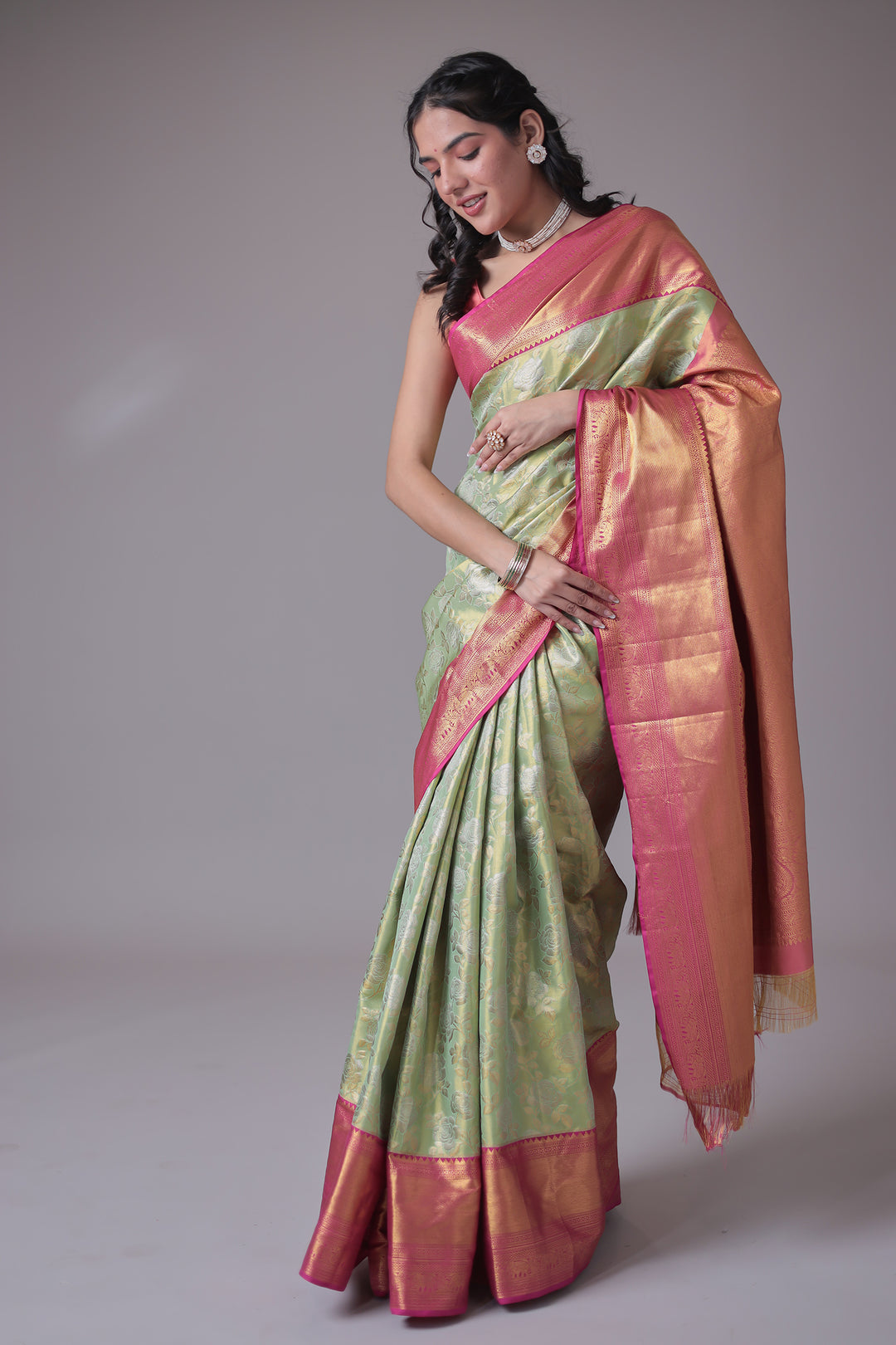 Banarasi Hand Woven Pure Handloom Saree