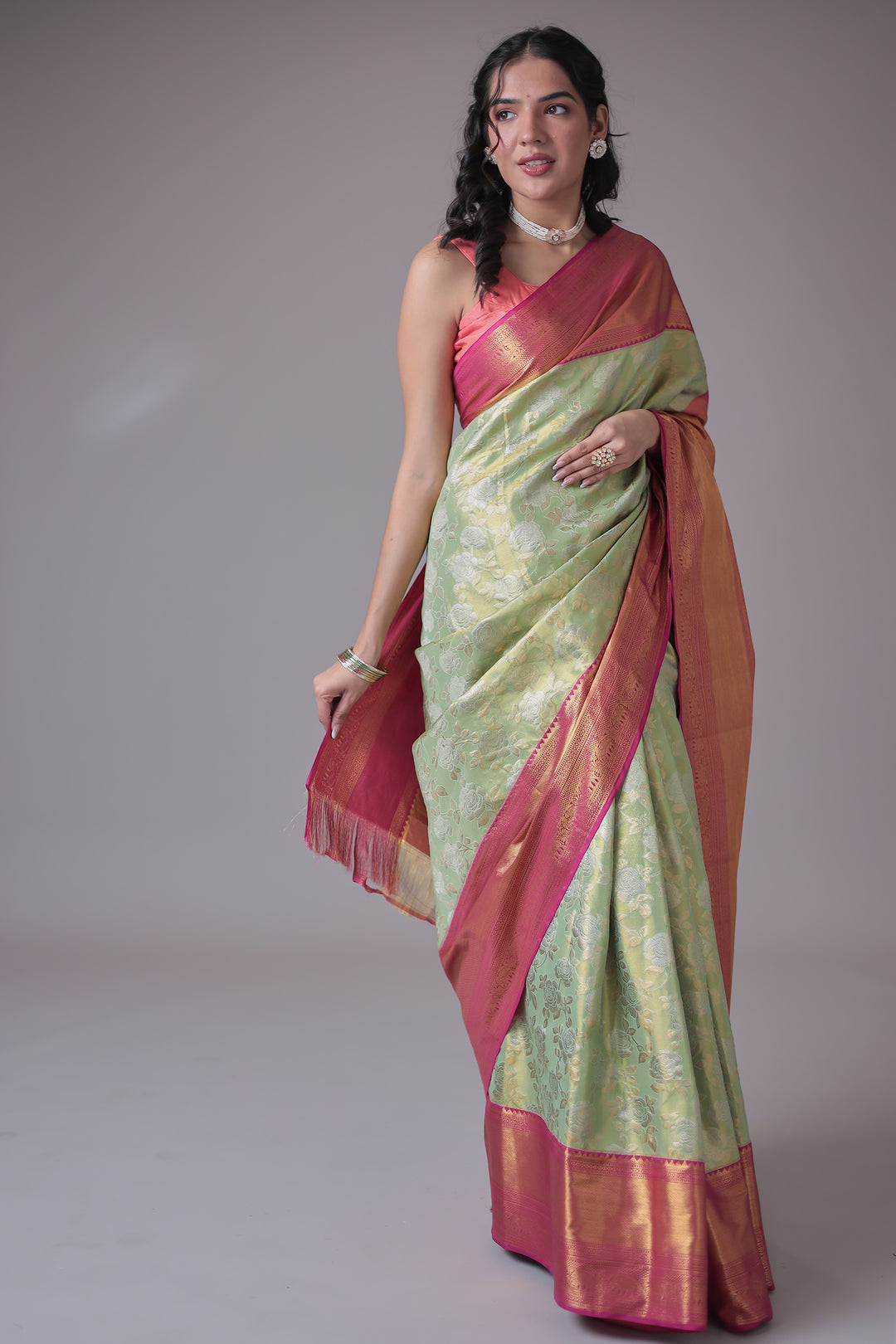 Banarasi Hand Woven Pure Handloom Saree