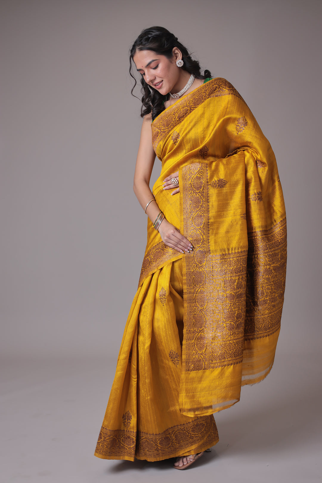 Hand Woven Pure Handloom Saree