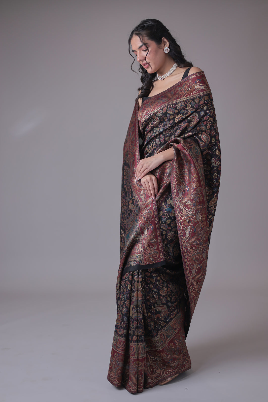 Pashmina Silk Pure Handloom Saree