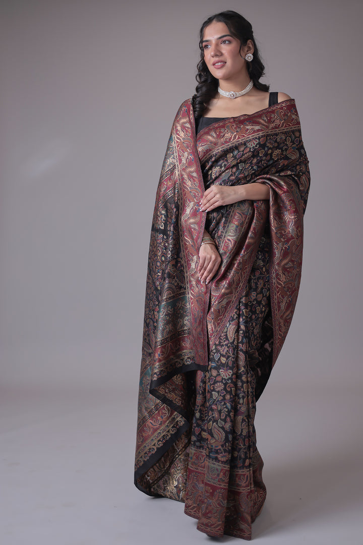 Pashmina Silk Pure Handloom Saree