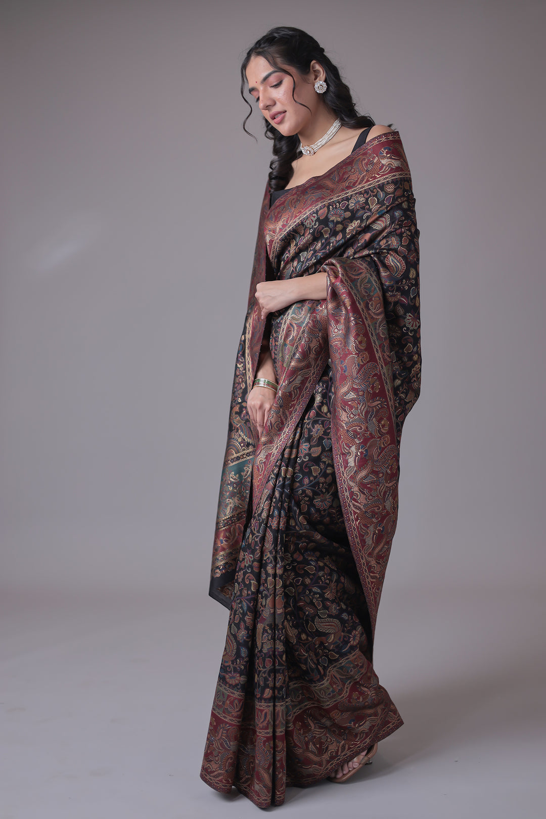 Pashmina Silk Pure Handloom Saree