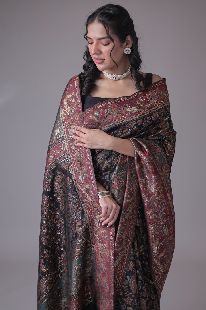 Pashmina Silk Pure Handloom Saree