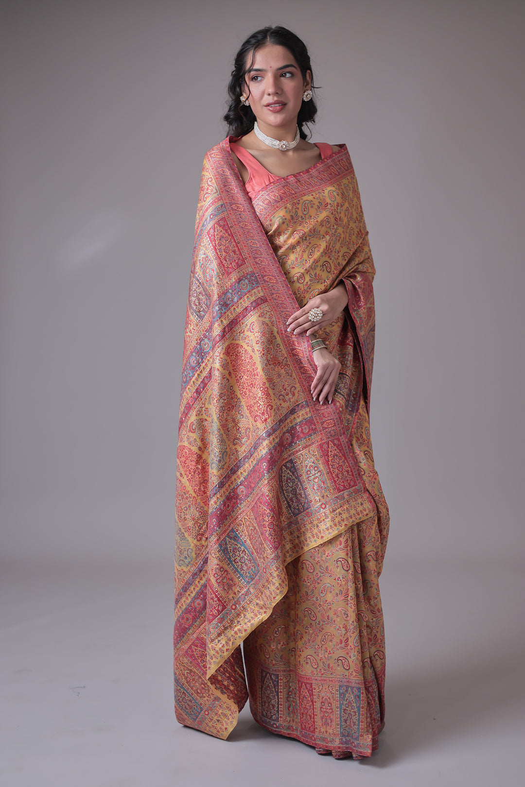 Pashmina Silk Pure Handloom Saree