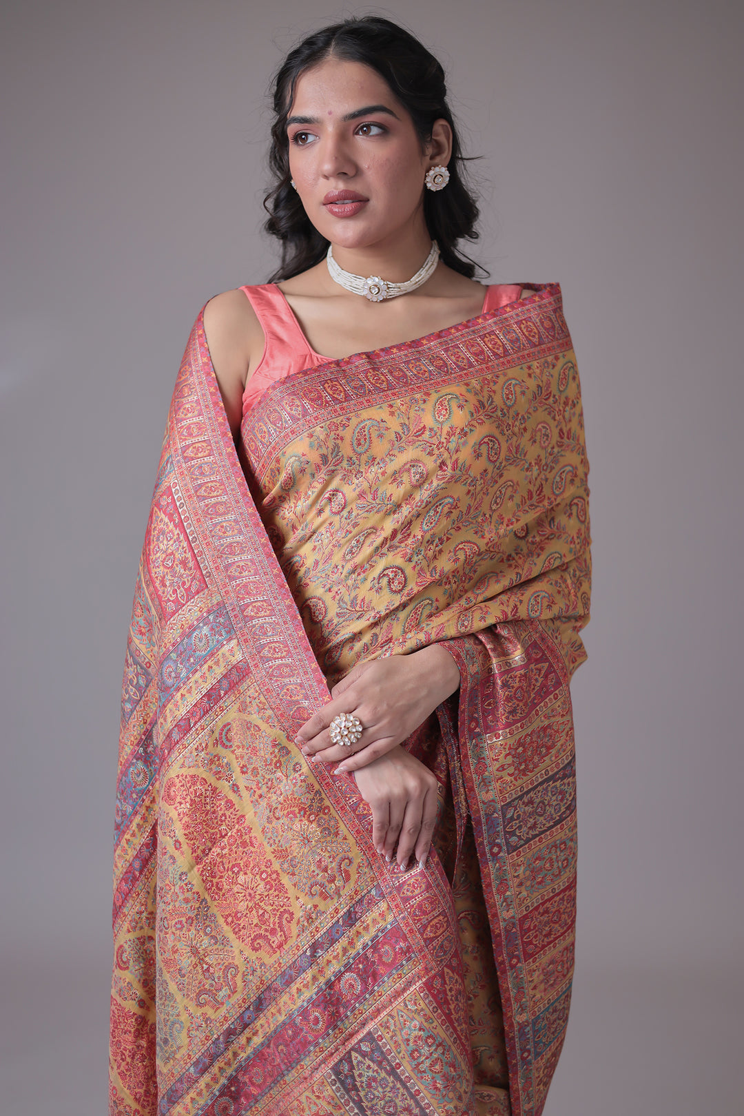 Pashmina Silk Pure Handloom Saree