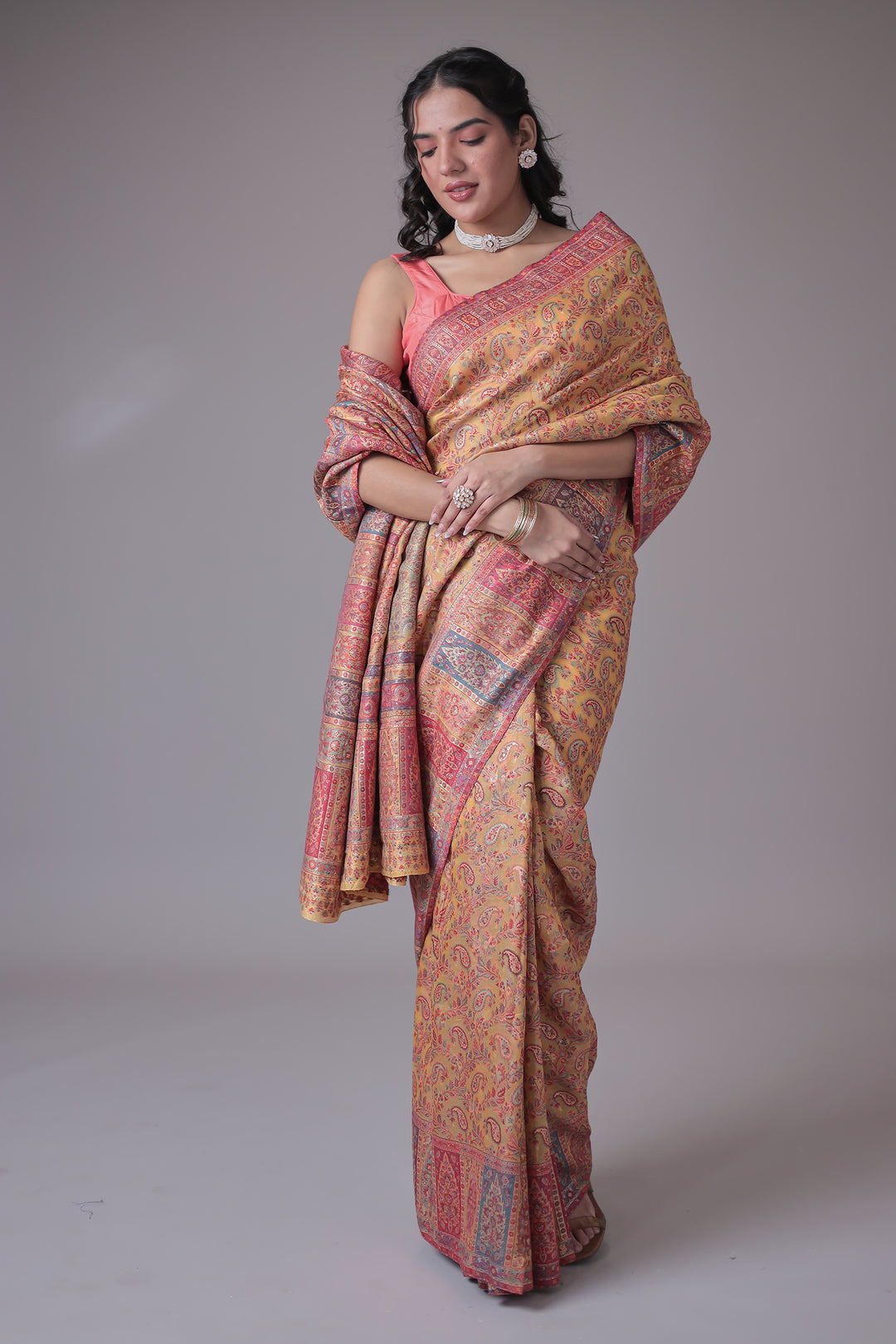 Pashmina Silk Pure Handloom Saree