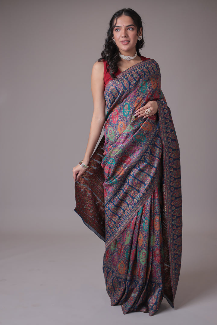 Pashmina Silk Pure Handloom Saree