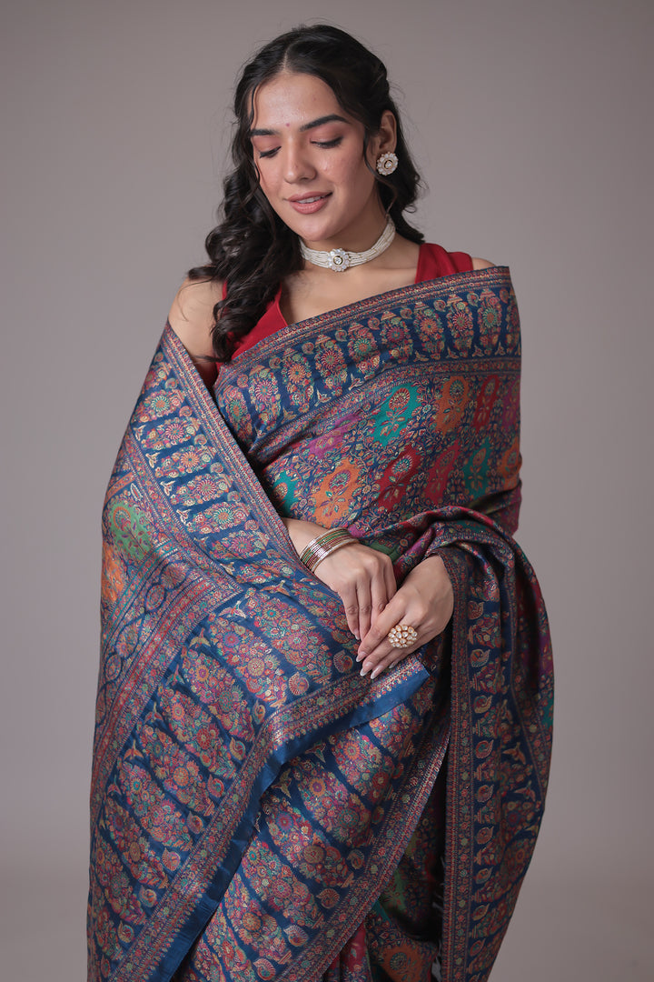 Pashmina Silk Pure Handloom Saree