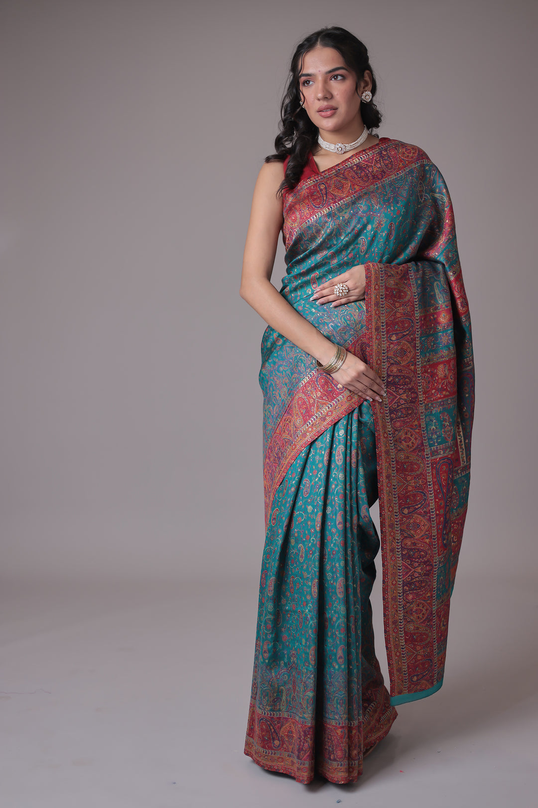 Pashmina Silk Pure Handloom Saree