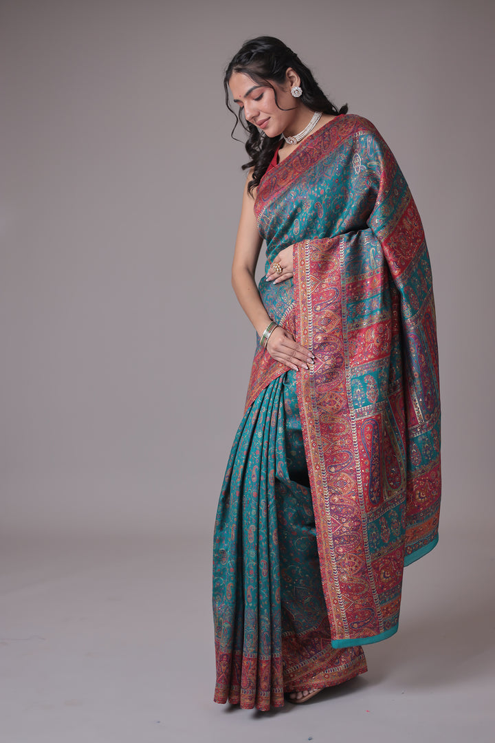 Pashmina Silk Pure Handloom Saree