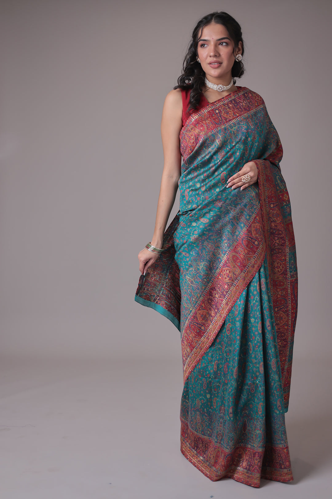 Pashmina Silk Pure Handloom Saree