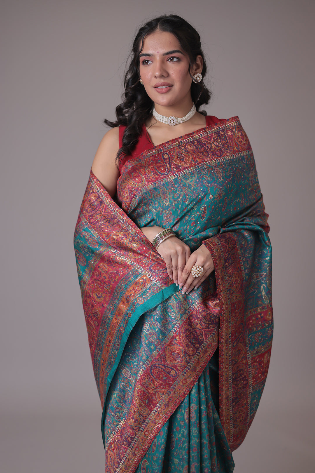 Pashmina Silk Pure Handloom Saree