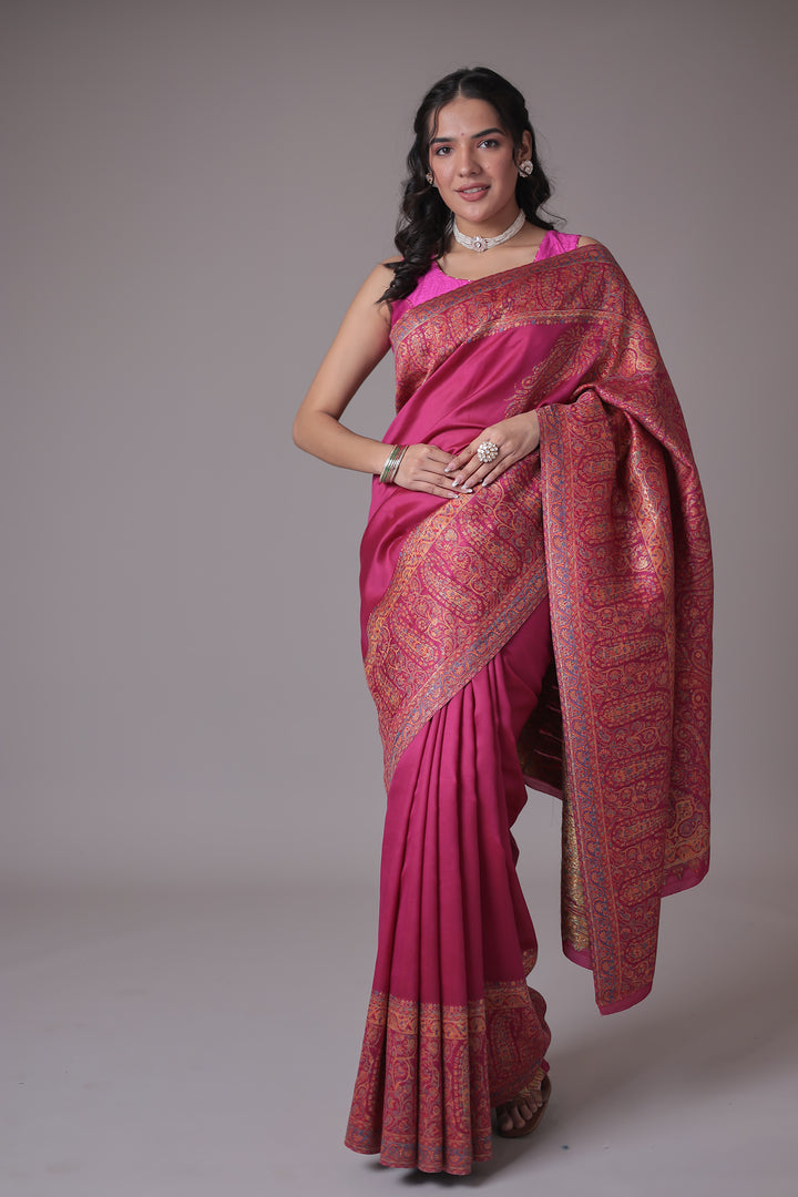 Pashmina Silk Pure Handloom Saree