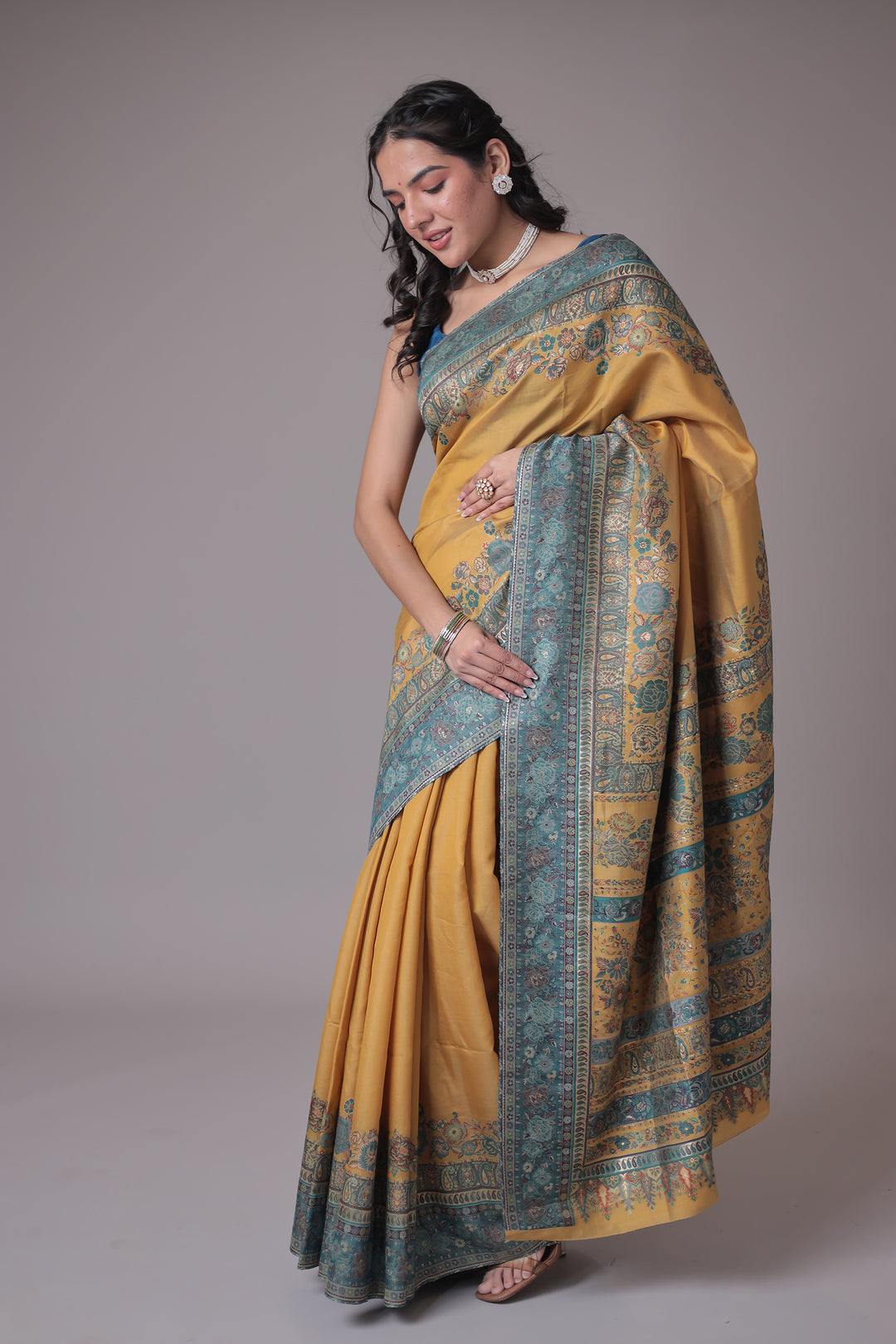 Pashmina Silk Pure Handloom Saree