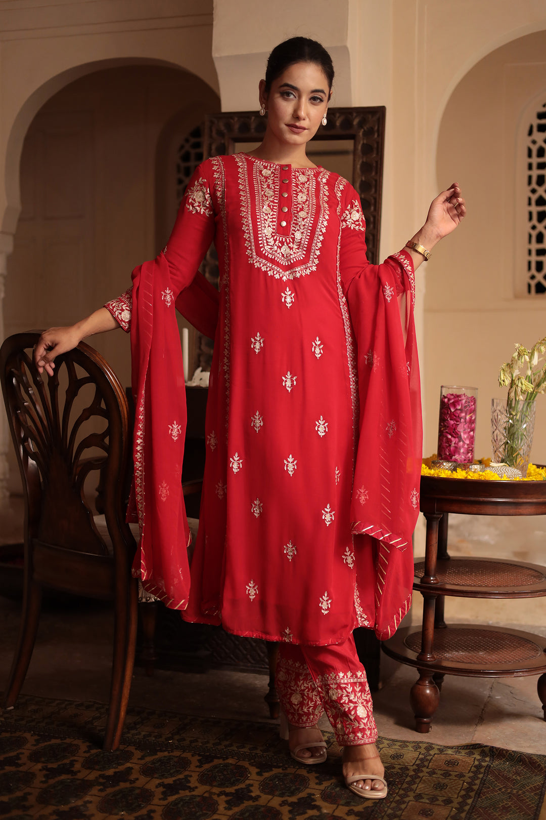 georgette suits, pittan suit, embroidered suit, festive suits, wedding suit, wedding special 