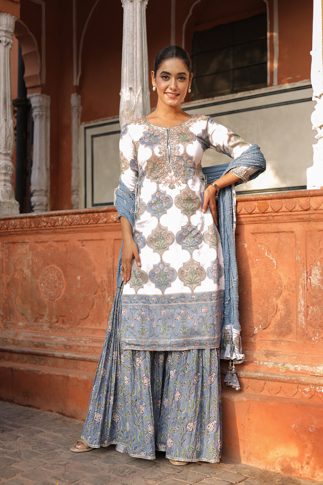 zardozi embroidery suits, cotton suits, festive suits, sharara suits, straight suits, embroidered suits