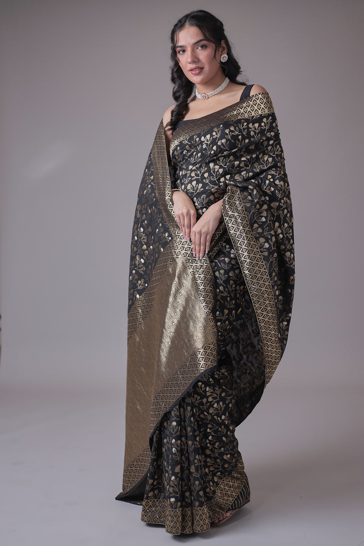 Hand Woven Banarasi Silk Saree