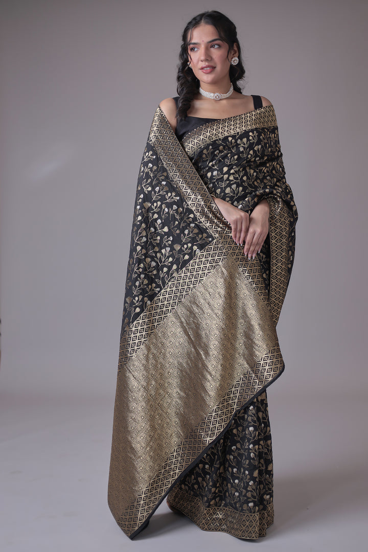 Hand Woven Banarasi Silk Saree