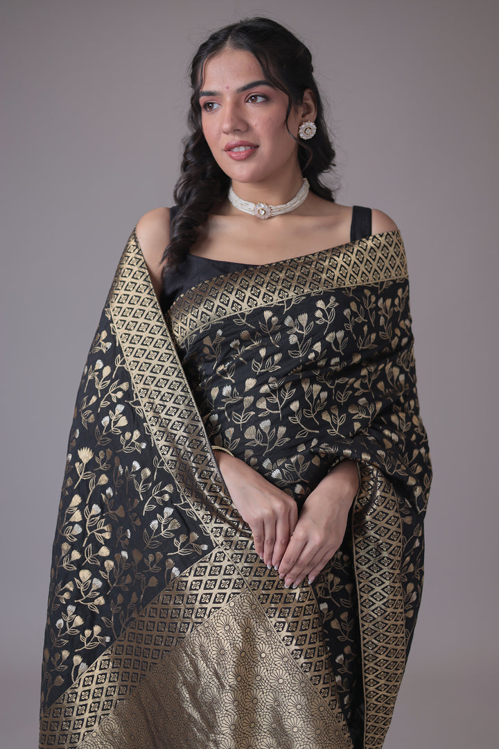 Hand Woven Banarasi Silk Saree