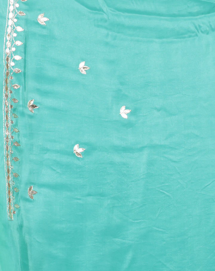 Organza Saree Embellished with Gota Patti work