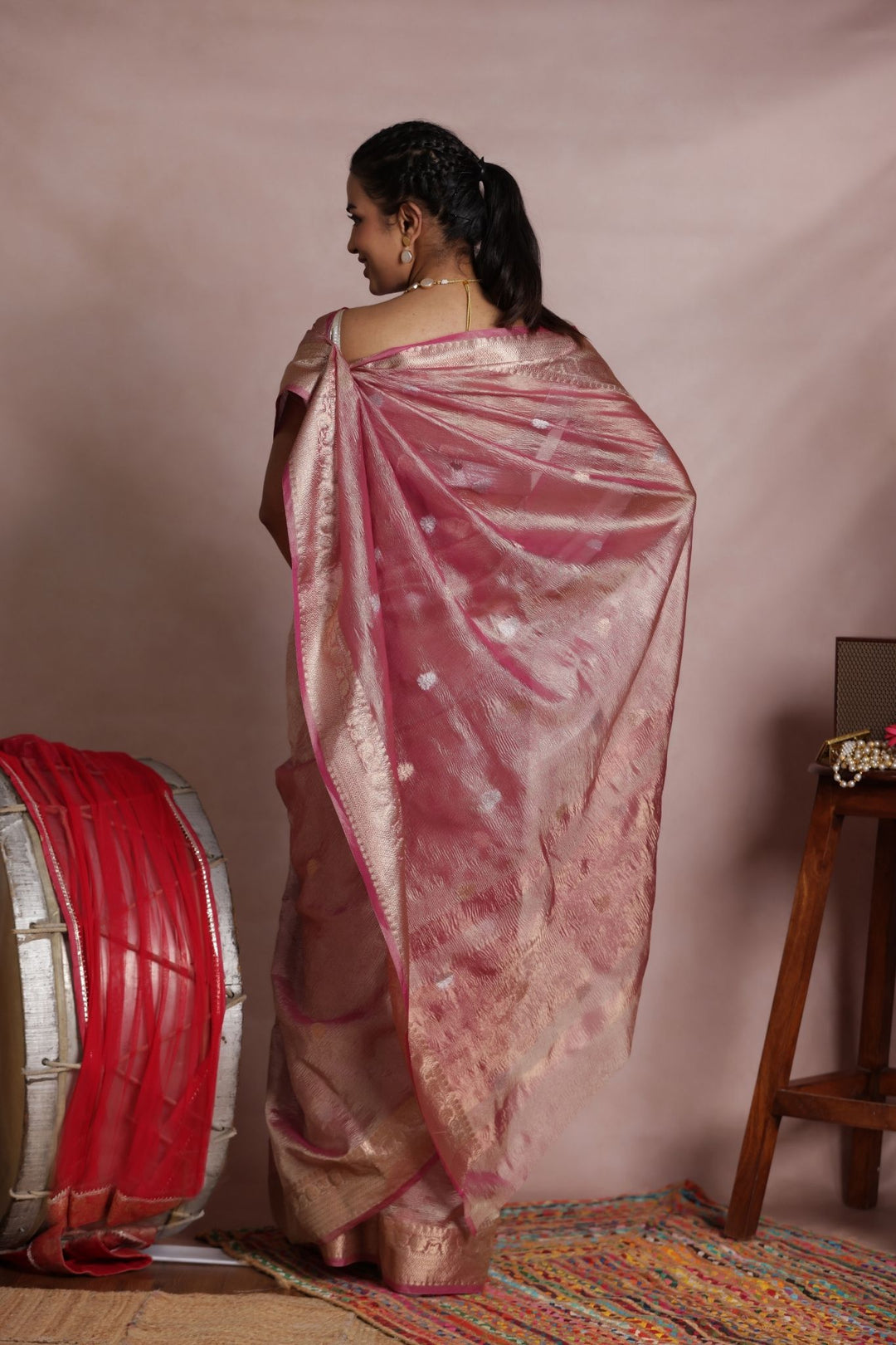 Woven Blended Organza Banarasi Saree