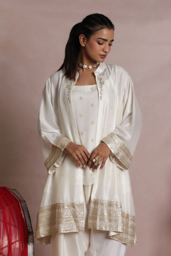 Chinon Indowestern Suit with Embroidered work