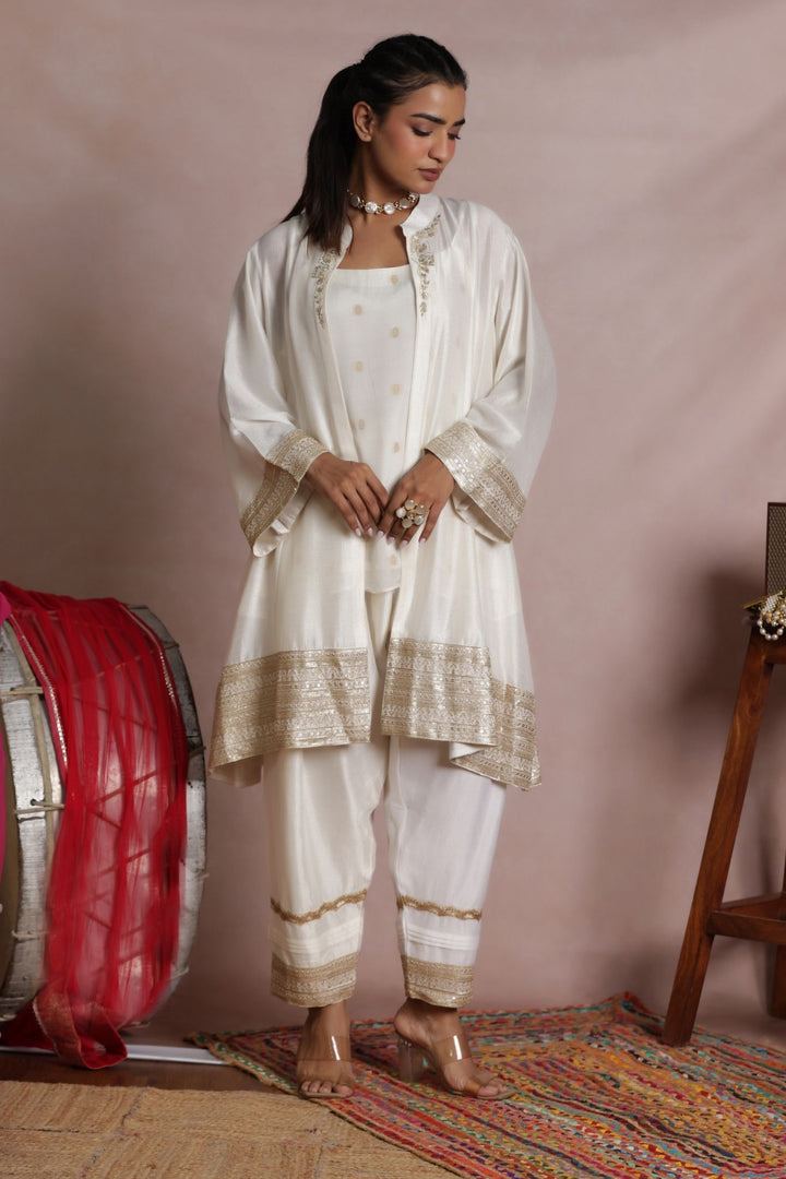 Chinon Indowestern Suit with Embroidered work