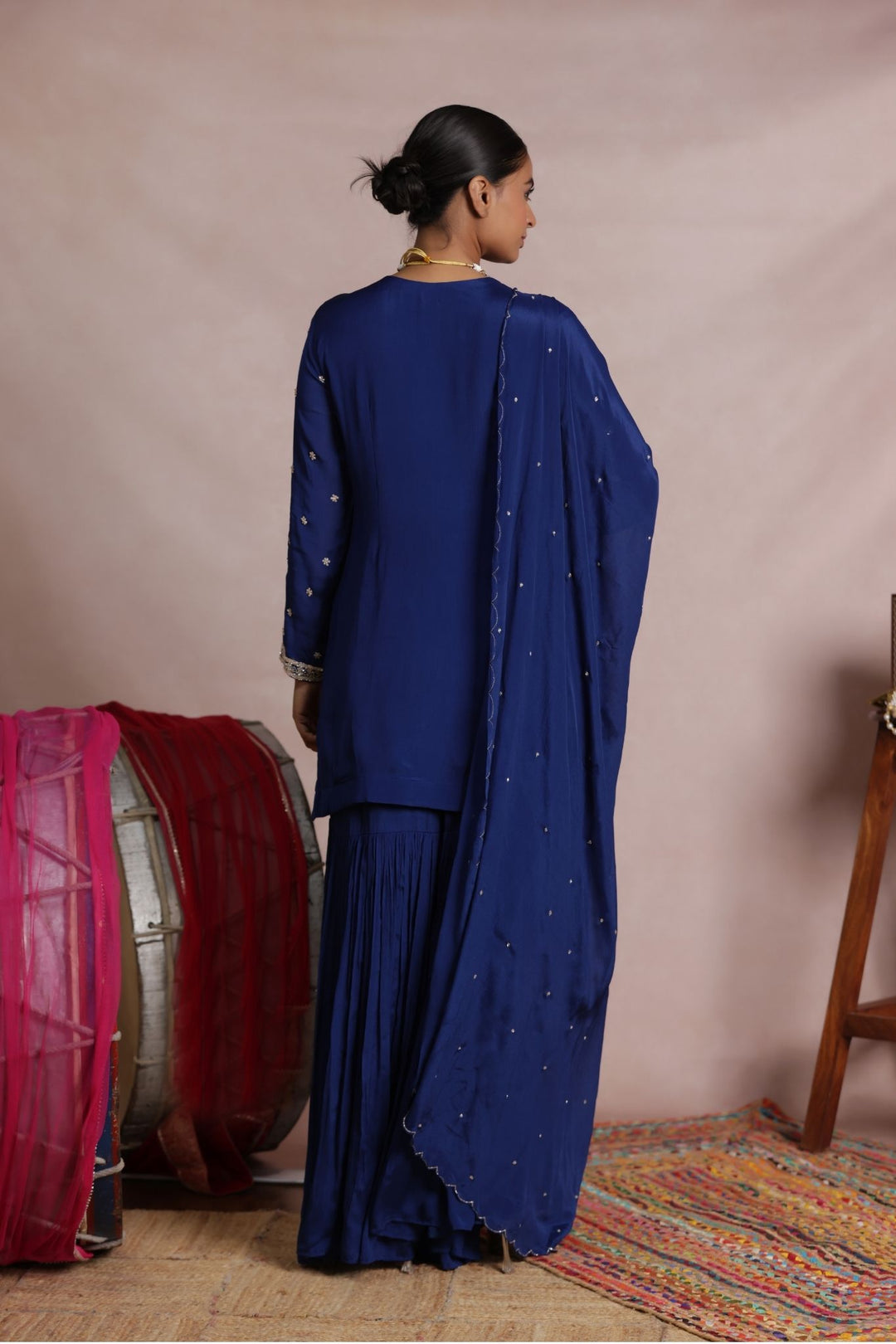 Chinon Indowestern Sharara Suit with Embellished work