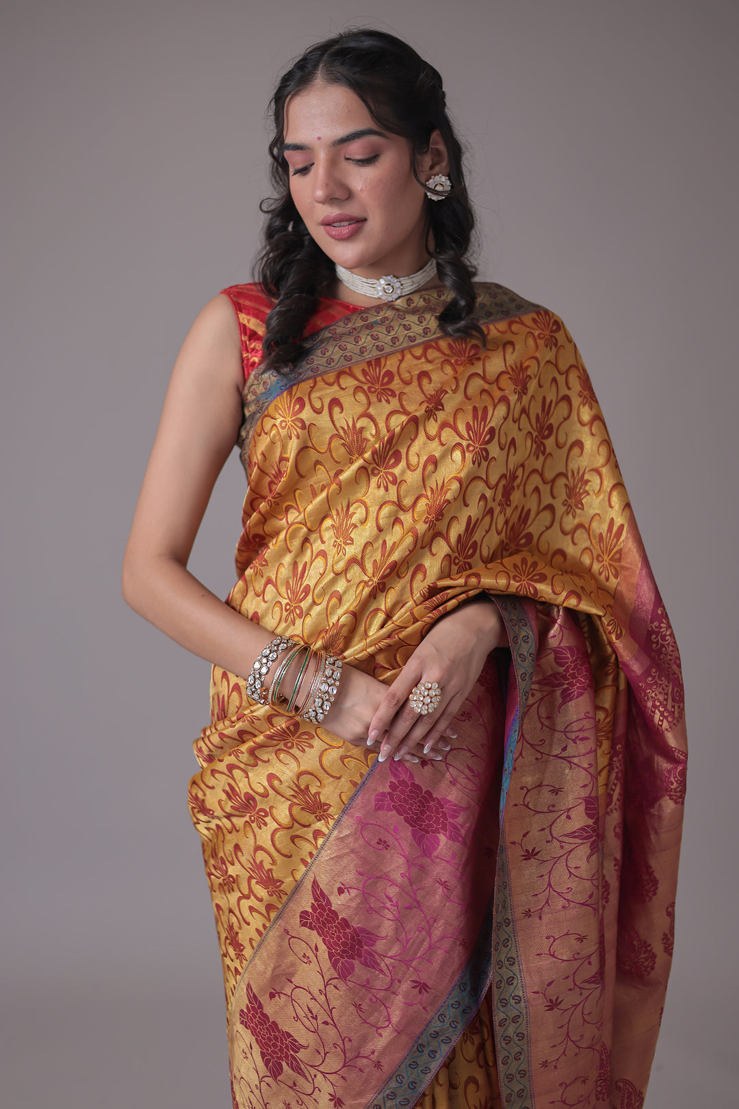 Hand Woven Pure Handloom Saree