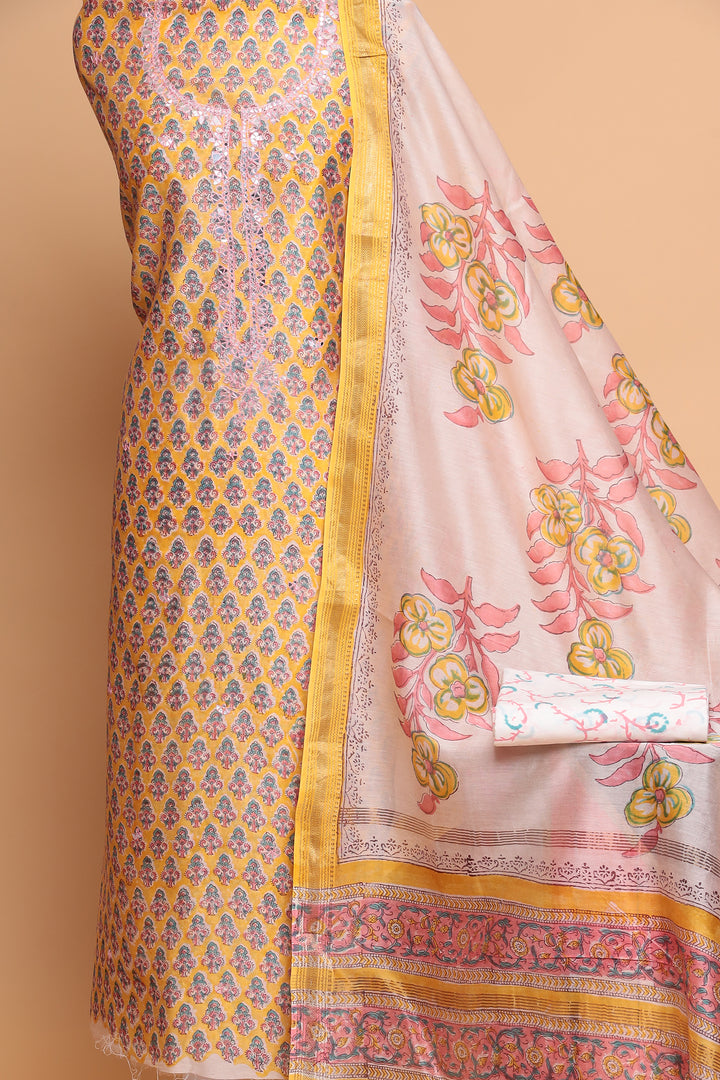 Indian wear, traditional wear, womens wear, ethnic wear Fabric set, Unstitched suit, Dress material, 